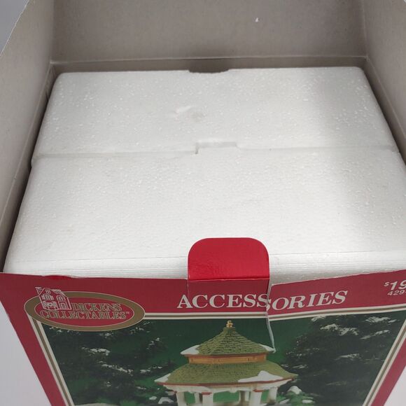 1998 Christmas Village Dickens Collectables Accessories Gazebo 429-2041 - Picture 4 of 10